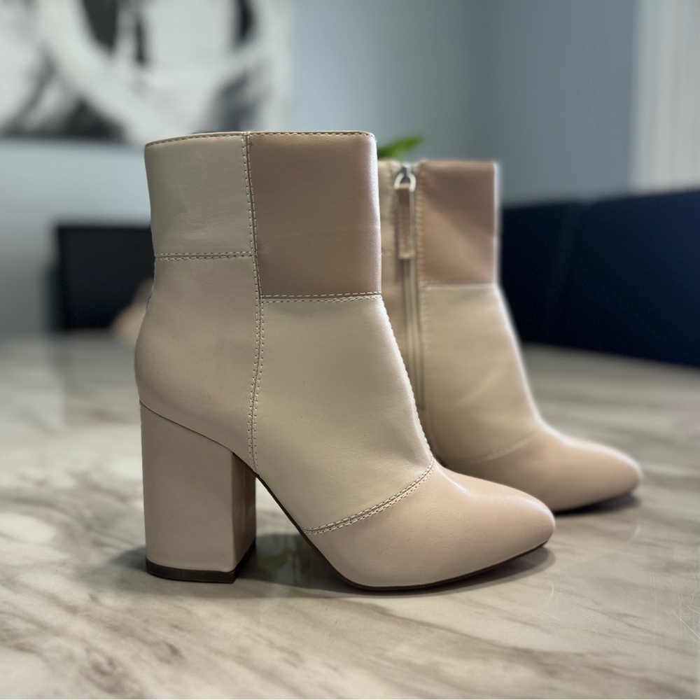 Beige Ankle boots